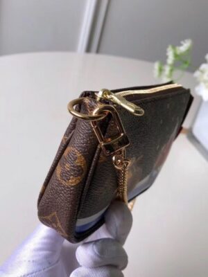 Louis Vuitton Replica Monogram Canvas Mini Pochette Accessoires Bag Bears Print M67769