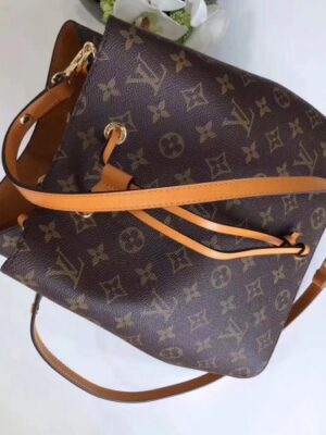 Louis Vuitton Replica Monogram Canvas NeoNoe Bag M43430 Yellow 2018