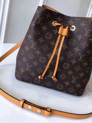 Louis Vuitton Replica Monogram Canvas NeoNoe Bag M43430 Yellow 2018