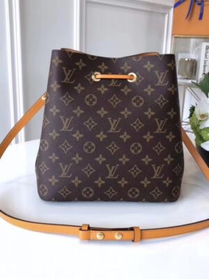 Louis Vuitton Replica Monogram Canvas NeoNoe Bag M43430 Yellow 2018