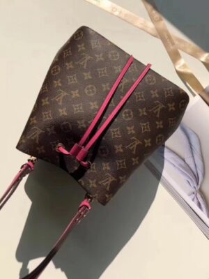 Louis Vuitton Replica Monogram Canvas NeoNoe Bag M43570 Fuchsia 2018