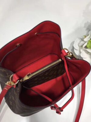 Louis Vuitton Replica Monogram Canvas NeoNoe Bag M44021 Red 2018