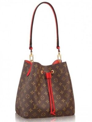 Louis Vuitton Replica Monogram Canvas NeoNoe Bag M44021 Red 2018