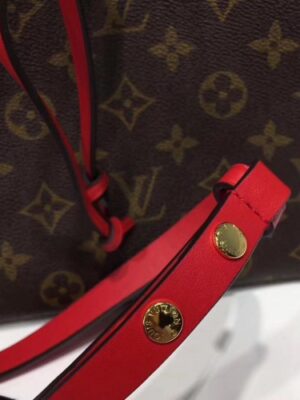 Louis Vuitton Replica Monogram Canvas NeoNoe Bag M44021 Red 2018