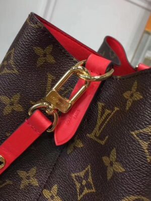 Louis Vuitton Replica Monogram Canvas NeoNoe Bag M44021 Red 2018