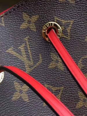 Louis Vuitton Replica Monogram Canvas NeoNoe Bag M44021 Red 2018