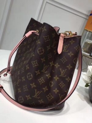 Louis Vuitton Replica Monogram Canvas NeoNoe Bag M44022 Pink 2018