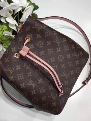 Louis Vuitton Replica Monogram Canvas NeoNoe Bag M44022 Pink 2018