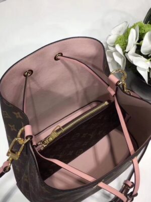 Louis Vuitton Replica Monogram Canvas NeoNoe Bag M44022 Pink 2018