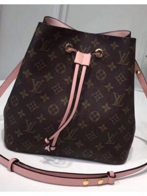 Louis Vuitton Replica Monogram Canvas NeoNoe Bag M44022 Pink 2018