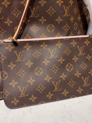 Louis Vuitton Replica Monogram Canvas Neverfull GM Tote M40991 Pink