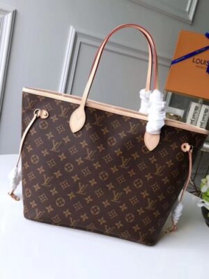 Louis Vuitton Replica Monogram Canvas Neverfull MM tote M40996 Fuchsia