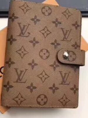 Louis Vuitton Replica Monogram Canvas Notebook Cover PM M20004 Brown