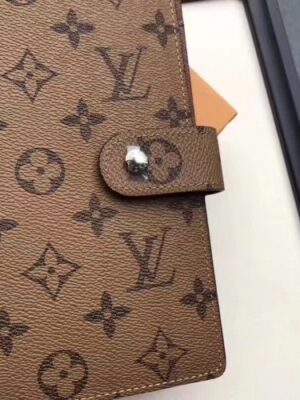 Louis Vuitton Replica Monogram Canvas Notebook Cover PM M20004 Brown