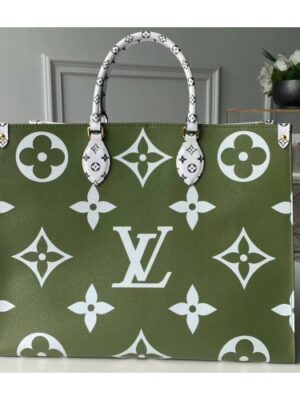 Louis Vuitton Replica Monogram Canvas Onthego Tote Bag M44571 Kaki 2019