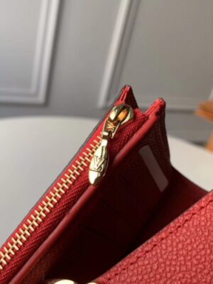 Louis Vuitton Replica Monogram Canvas Pallas Compact Wallet M67478 Cerise 2019