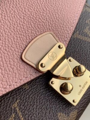 Louis Vuitton Replica Monogram Canvas Pallas Compact Wallet Pink 2019