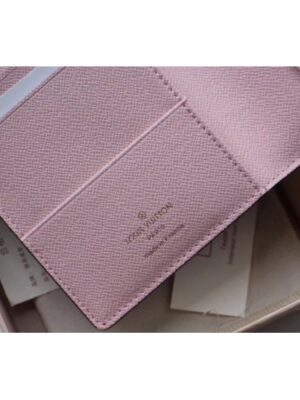 Louis Vuitton Replica Monogram Canvas Passport Cover M62089 Pink/Blue