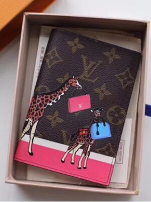 Louis Vuitton Replica Monogram Canvas Passport Cover M62089 Red