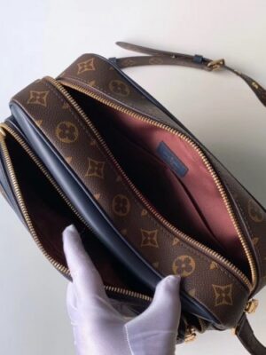 Louis Vuitton Replica Monogram Canvas Patchwork Nil Slim Bag M51478 Blue 2019