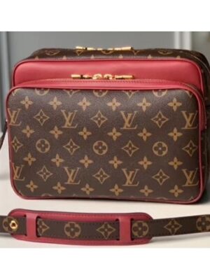 Louis Vuitton Replica Monogram Canvas Patchwork Nil Slim Bag M51478 Red 2019