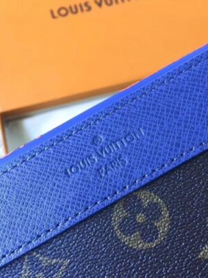 Louis Vuitton Replica Monogram Canvas Pochette Apollo Bag M63048 Blue 2018