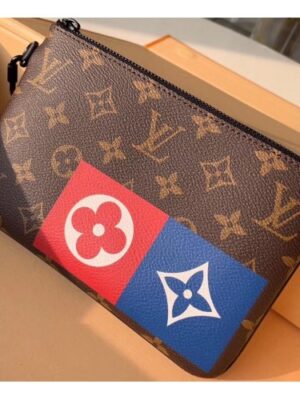 Louis Vuitton Replica Monogram Canvas Pochette Chaine Zipped Pouch MM Bag M67814 2019