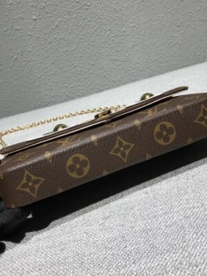 Louis Vuitton Replica Monogram Canvas Pochette Felicie Chain Wallet Bag M67248 Dog 2018