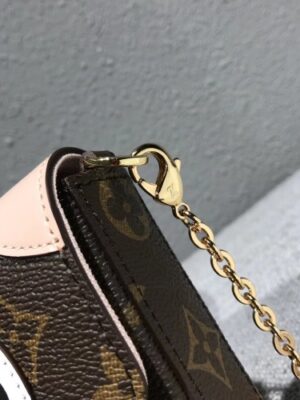 Louis Vuitton Replica Monogram Canvas Pochette Felicie Chain Wallet Bag M67248 Dog 2018