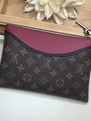 Louis Vuitton Replica Monogram Canvas Pochette Tuileries Bag M63936 Bordeaux 2019