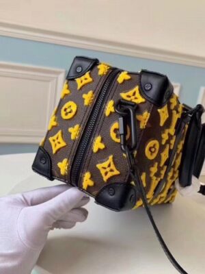 Louis Vuitton Replica Monogram Canvas Rectangle Runway Bag M44483 Yellow Logo 2019