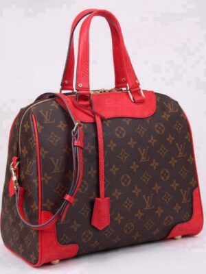 Louis Vuitton Replica Monogram Canvas Retiro NM Bag M50057 With Cowhide Leather Trimmings 2015