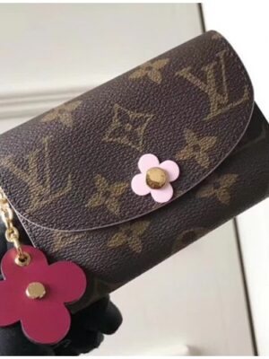 Louis Vuitton Replica Monogram Canvas Rosalie Coin Purse M62361 Fuchsia