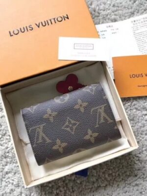 Louis Vuitton Replica Monogram Canvas Rosalie Coin Purse M62361 Fuchsia