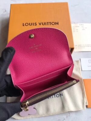 Louis Vuitton Replica Monogram Canvas Rosalie Coin Purse M62361 Pink