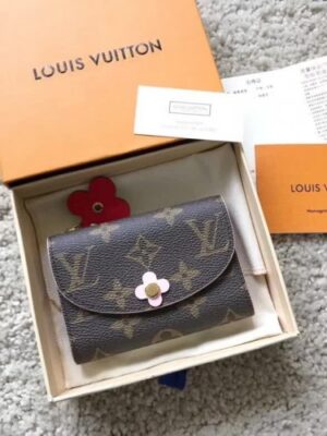 Louis Vuitton Replica Monogram Canvas Rosalie Coin Purse M62361 Red