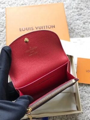 Louis Vuitton Replica Monogram Canvas Rosalie Coin Purse M62361 Red