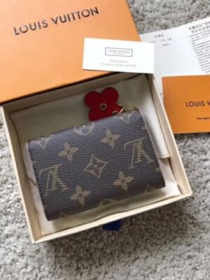 Louis Vuitton Replica Monogram Canvas Rosalie Coin Purse M62361 Red