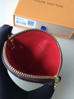 Louis Vuitton Replica Monogram Canvas Round Coin Purse Cherry 2018