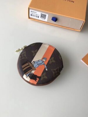 Louis Vuitton Replica Monogram Canvas Round Coin Purse Groom 2018