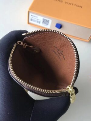 Louis Vuitton Replica Monogram Canvas Round Coin Purse Groom 2018