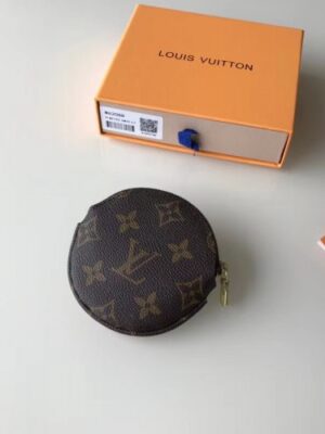 Louis Vuitton Replica Monogram Canvas Round Coin Purse M62088 Polar Bears 2018