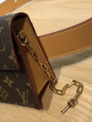 Louis Vuitton Replica Monogram Canvas S Lock Belt Pouch PM/MM/GM Bag M44667/M68549/M68550 2019