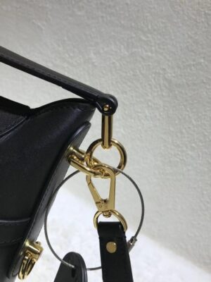 Louis Vuitton Replica Monogram Canvas Shoulder Bucket Bag Black 2018