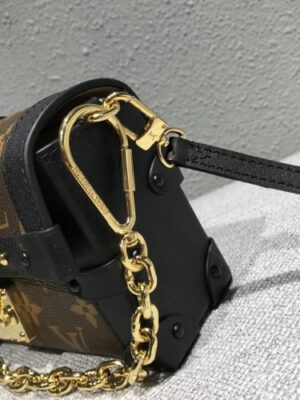 Louis Vuitton Replica Monogram Canvas Small Malle Chain Bag 2018