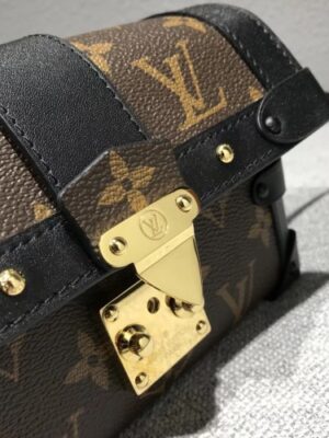 Louis Vuitton Replica Monogram Canvas Small Malle Chain Bag 2018