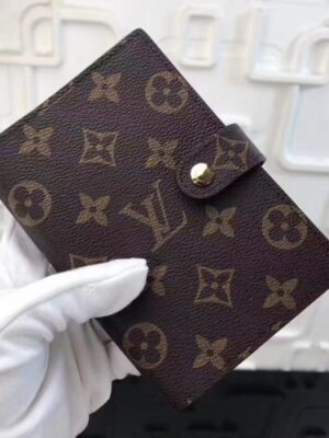 Louis Vuitton Replica Monogram Canvas Small Ring Agenda Cover R20005