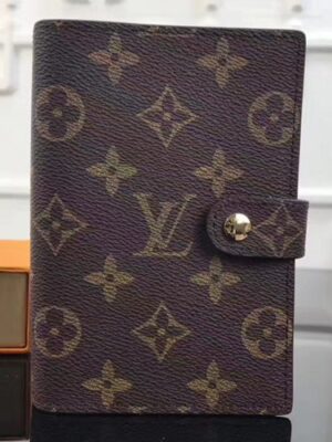 Louis Vuitton Replica Monogram Canvas Small Ring Agenda Cover R20005