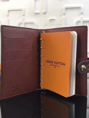 Louis Vuitton Replica Monogram Canvas Small Ring Agenda Cover R20005