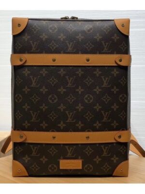 Louis Vuitton Replica Monogram Canvas Soft Trunk Backpack PM Bag M44752 2019